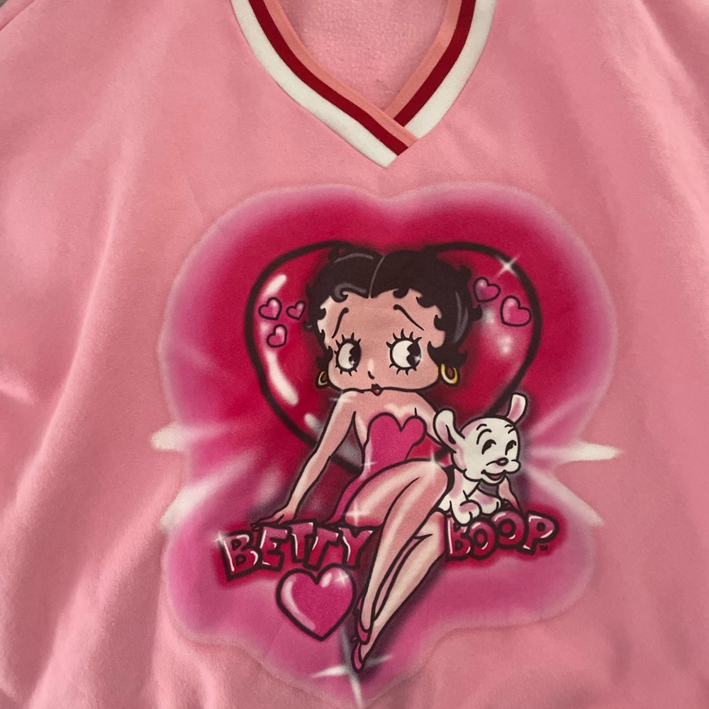 y2k betty boop sweater
